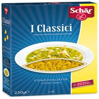 Pasta senza glutine Dr. Schar Conchigliette - 250g Pasta senza glutine Dr. Schar Conchigliette - 250g