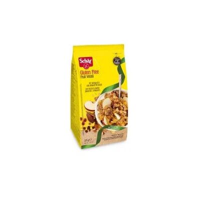 Dr. Schär Muesli de Frutas - Sem glúten, 375 g, Mirtilo, Maçã - Muesli de Frutas Dr. Schär Muesli de Frutas - Sem glúten, 375 g, Mirtilo, Maçã - Muesli de Frutas
