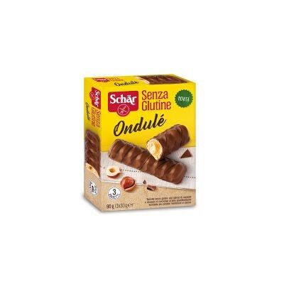 Snack al cioccolato Ondulé di Dr. Schär - Senza glutine Snack al cioccolato Ondulé di Dr. Schär - Senza glutine