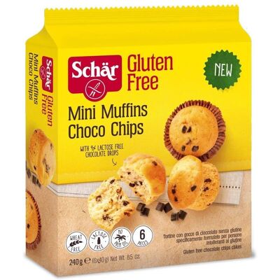 Schar Mini Muffin Choco Chips - Snack Sin Gluten Schar Mini Muffin Choco Chips - Snack Sin Gluten