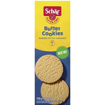 Galletas de mantequilla Schar - Sin gluten, 100 g - Sabor a mantequilla intenso Galletas de mantequilla Schar - Sin gluten, 100 g - Sabor a mantequilla intenso