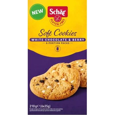 Dr. Schär Weiße Schokolade & Beeren Kekse - Glutenfreier Snack Dr. Schär Weiße Schokolade & Beeren Kekse - Glutenfreier Snack