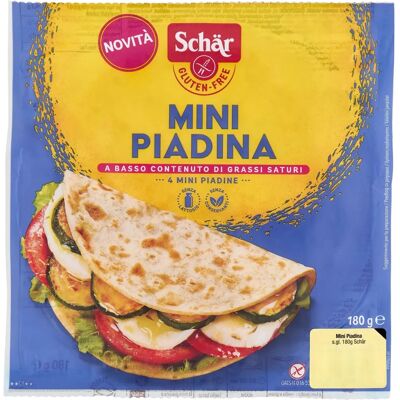 Schar Mini Piadina - Bezglutenowy płaski chleb Schar Mini Piadina - Bezglutenowy płaski chleb