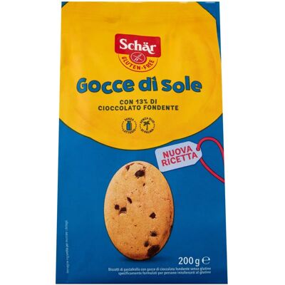 Biscotti senza glutine con gocce di cioccolato - 200g Biscotti senza glutine con gocce di cioccolato - 200g