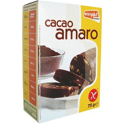 Pedon Easy Glut Cacao Amaro - Cacao in Polvere Senza Glutine - 75 g Pedon Easy Glut Cacao Amaro - Cacao in Polvere Senza Glutine - 75 g