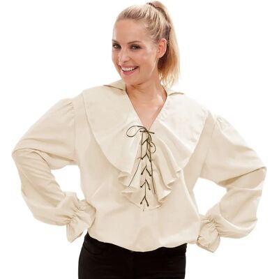 buttinette Beigene Rüschenbluse - Kostümzubehör buttinette Beigene Rüschenbluse - Kostümzubehör
