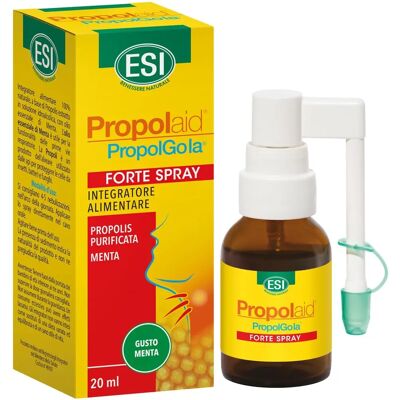 Esi Srl ESI Propolaid PropolGola Forte Spray 20ml – Natürliches Nahrungsergänzungsmittel für die Kehle mit Propolis und Minze Esi Srl ESI Propolaid PropolGola Forte Spray 20ml – Natürliches Nahrungsergänzungsmittel für die Kehle mit Propolis und Minze