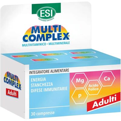 ESI Multicomplex Adulto Vitaminas y Minerales - 30 Tabletas ESI Multicomplex Adulto Vitaminas y Minerales - 30 Tabletas