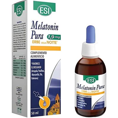 Esi Melatonina Pura 1,9 mg Apoyo para el Sueño - Suplemento Esi Melatonina Pura 1,9 mg Apoyo para el Sueño - Suplemento