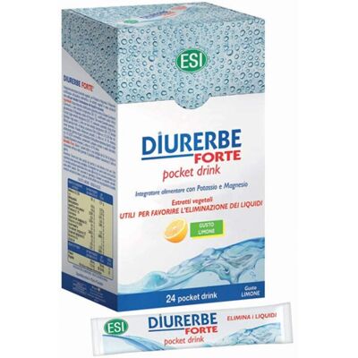 ESI Lemon Diuretic Forte - Pocket Drink - 24 Sachets ESI Lemon Diuretic Forte - Pocket Drink - 24 Sachets