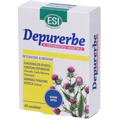 Integratore depurativo del fegato Esi - 45 ovalette Integratore depurativo del fegato Esi - 45 ovalette