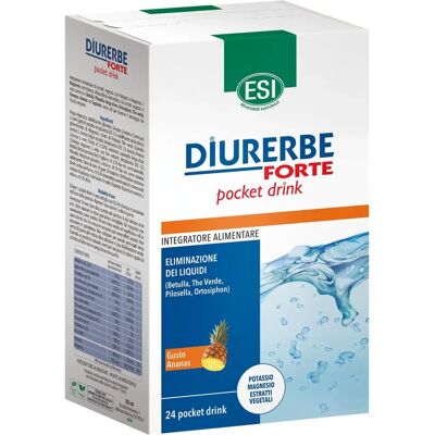 ESI Diurerbe Forte Pocket Drink Ananas - Integratore alimentare ESI Diurerbe Forte Pocket Drink Ananas - Integratore alimentare