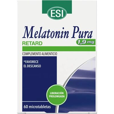 Esi Melatonina Retard Pura 1,9 mg - Apoio ao Sono Esi Melatonina Retard Pura 1,9 mg - Apoio ao Sono