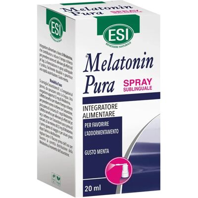 Spray di Melatonina ESI - Sublinguale, 20ml - Aiuto al sonno Spray di Melatonina ESI - Sublinguale, 20ml - Aiuto al sonno