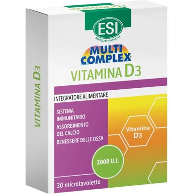 Integratore Multicomplex Vitamina D3 - Supporta Immunità, Ossa Integratore Multicomplex Vitamina D3 - Supporta Immunità, Ossa