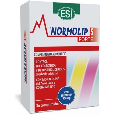 ESI Normolip 5 Forte - Apoio ao Colesterol & Triglicerídeos - 36 Comprimidos ESI Normolip 5 Forte - Apoio ao Colesterol & Triglicerídeos - 36 Comprimidos