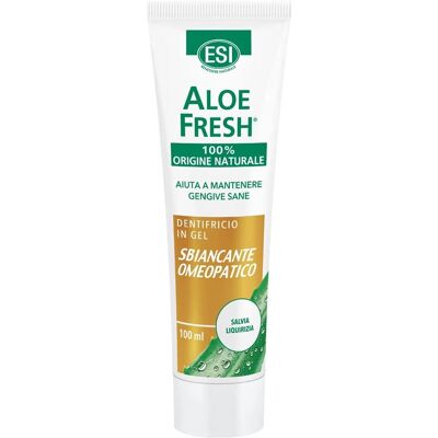 ESI Aloe Vera Fehérítő Fogkrém - Természetes, Homaepátiás, Menta Nélkül - 100ml ESI Aloe Vera Fehérítő Fogkrém - Természetes, Homaepátiás, Menta Nélkül - 100ml