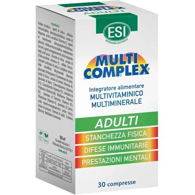 Esi Srl Esi Multicomplex Adult - Multivitamin Mineral Supplement - Supports Immunity & Energy Esi Srl Esi Multicomplex Adult - Multivitamin Mineral Supplement - Supports Immunity & Energy