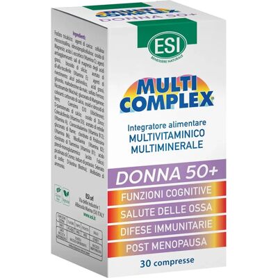 Esi Multicomplex Donna 50+ - Multivitamin & Mineral - 30 Tabs Esi Multicomplex Donna 50+ - Multivitamin & Mineral - 30 Tabs