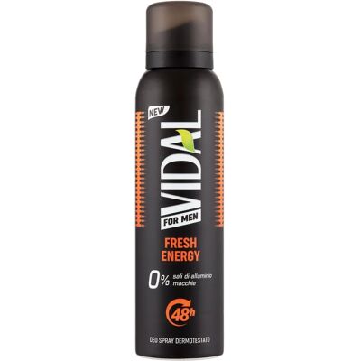 VIDAL For Men Fresh Energy - Deodorante Spray 150ml VIDAL For Men Fresh Energy - Deodorante Spray 150ml