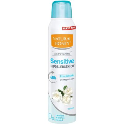 Spray desodorante delicado de mel natural - Pele sensível, 200 ml Spray desodorante delicado de mel natural - Pele sensível, 200 ml