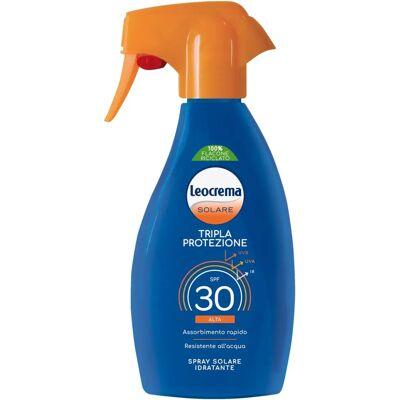Leocrema SPF 30 Spray Solare Idratante - Protezione Solare Leocrema SPF 30 Spray Solare Idratante - Protezione Solare