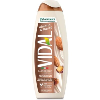 Vidal Gel Doccia con Burro di Karitè e Olio di Mandorla - Gel Doccia Vidal Gel Doccia con Burro di Karitè e Olio di Mandorla - Gel Doccia