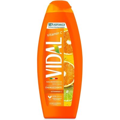 Vidal Vitamina C 500 ml - Bagnoschiuma - Energizzante, Ingredienti Naturali Vidal Vitamina C 500 ml - Bagnoschiuma - Energizzante, Ingredienti Naturali