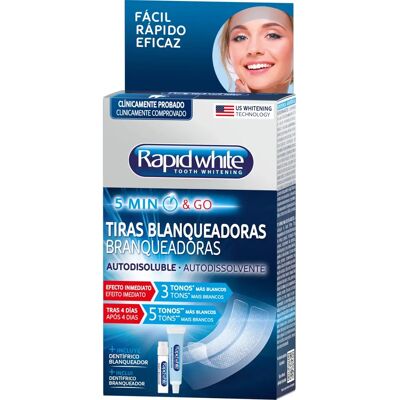 Tiras Blanqueadoras Dentales Rapid White - Efectivas y Fáciles Tiras Blanqueadoras Dentales Rapid White - Efectivas y Fáciles