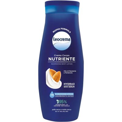 Leocrema Crème pour le Corps Huile d'Amande Panthénol - Publicité Leocrema Crème pour le Corps Huile d'Amande Panthénol - Publicité