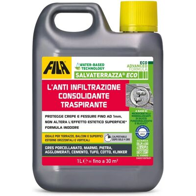 Fila Salvaterrazza Eco 1L - Impermeabilizzante per Terrazzi Fila Salvaterrazza Eco 1L - Impermeabilizzante per Terrazzi