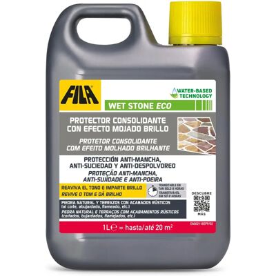 Fila Wet Stone Eco Protector - Acabado de Piedra Natural Rústica Fila Wet Stone Eco Protector - Acabado de Piedra Natural Rústica
