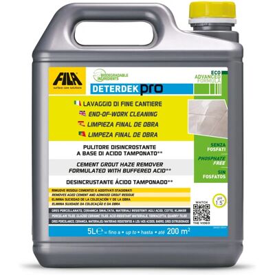 Fila DETERDEK PRO Säure-Entkalker 5L - Reinigungsmittel & Entkalker Fila DETERDEK PRO Säure-Entkalker 5L - Reinigungsmittel & Entkalker