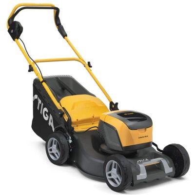 STIGA GARDEN Collector 48 AE - Akku-Rasenmäher, 46cm, 4Ah, Gelb STIGA GARDEN Collector 48 AE - Akku-Rasenmäher, 46cm, 4Ah, Gelb