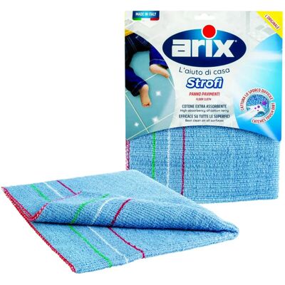 ARIX Strofi Tessuto in cotone per pavimenti - 50x55cm - Resistente e assorbente ARIX Strofi Tessuto in cotone per pavimenti - 50x55cm - Resistente e assorbente