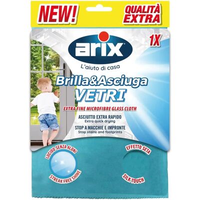 Panno Microfibra Arix per Vetri - 28489 Panno Microfibra Arix per Vetri - 28489