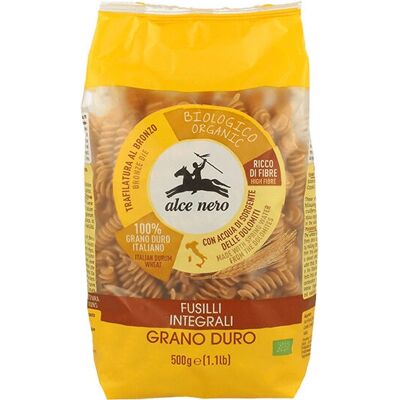 Alce Nero Bio Vollkorn Fusilli Pasta - Pasta Alce Nero Bio Vollkorn Fusilli Pasta - Pasta