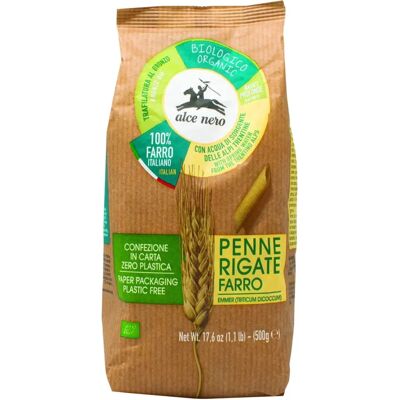 ALCE NERO Bio-Halbschrotte-Mehl Pasta - Pasta ALCE NERO Bio-Halbschrotte-Mehl Pasta - Pasta