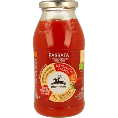 Alce Nero Purê de Tomate Orgânico 500g - Purê de Tomate Alce Nero Purê de Tomate Orgânico 500g - Purê de Tomate