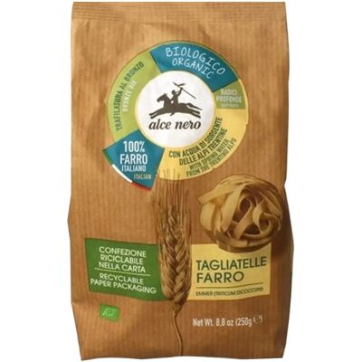 Alce Nero Ekologiczny makaron z pszenicy jęczmiennej Gniazda Tagliatelle Alce Nero Ekologiczny makaron z pszenicy jęczmiennej Gniazda Tagliatelle