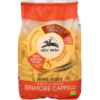 Alce Nero Penne Rigate Di Grano Duro Senatore Cappelli - Pasta Alce Nero Penne Rigate Di Grano Duro Senatore Cappelli - Pasta