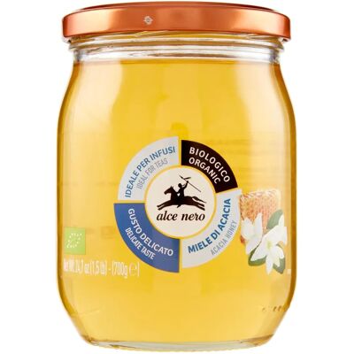 ALCE NERO Miele di Acacia Biologico 700g - Miele ALCE NERO Miele di Acacia Biologico 700g - Miele