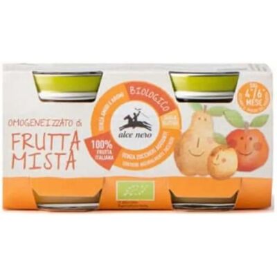 Purea di Frutta Biologica Alce Nero - Cibo per Bambini 4-6 Mesi Purea di Frutta Biologica Alce Nero - Cibo per Bambini 4-6 Mesi