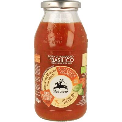 Sauce tomate bio au basilic 500 g - ALCE NERO - Publicité Sauce tomate bio au basilic 500 g - ALCE NERO - Publicité