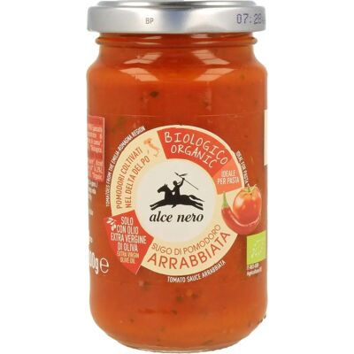 ALCE NERO Bio Tomaten-Arrabiata-Soße 350 g ALCE NERO Bio Tomaten-Arrabiata-Soße 350 g