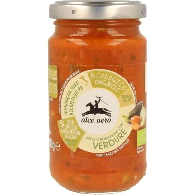 ALCE NERO Bio Tomatensauce mit Gemüse - Gemüse, Bio, Pasta ALCE NERO Bio Tomatensauce mit Gemüse - Gemüse, Bio, Pasta