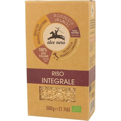Alce Nero Riso Integrale Biologico - 500g Alce Nero Riso Integrale Biologico - 500g