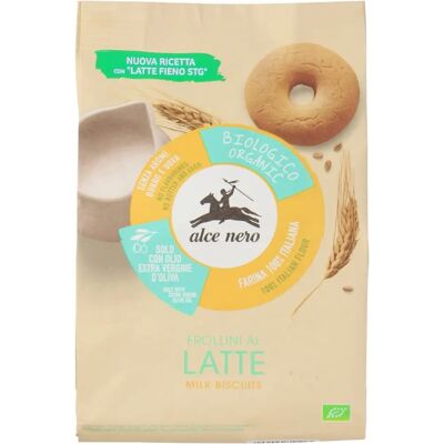 Biscuits au lait bio Alce Nero - 250g - Publicité Biscuits au lait bio Alce Nero - 250g - Publicité