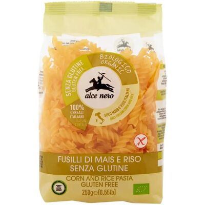 Alce Nero Pasta sin gluten de maíz y arroz - Fusilli Alce Nero Pasta sin gluten de maíz y arroz - Fusilli