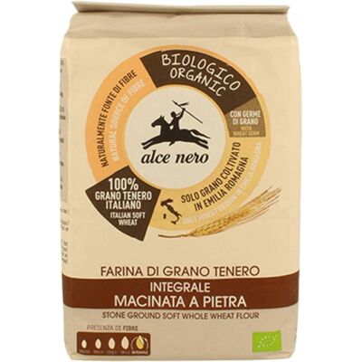 Alce Nero Semola integrale di grano duro biologica - Semola Alce Nero Semola integrale di grano duro biologica - Semola